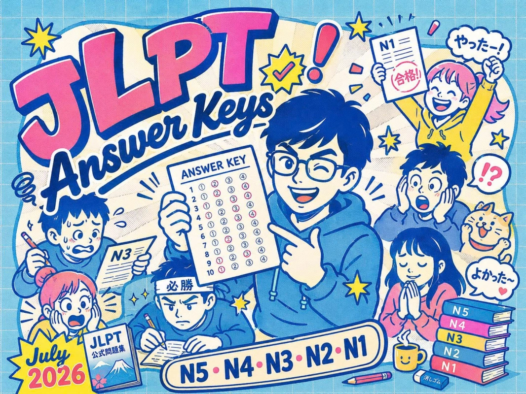 JLPT July 2026 Answer Key N5-N1 (Memory-Based)
