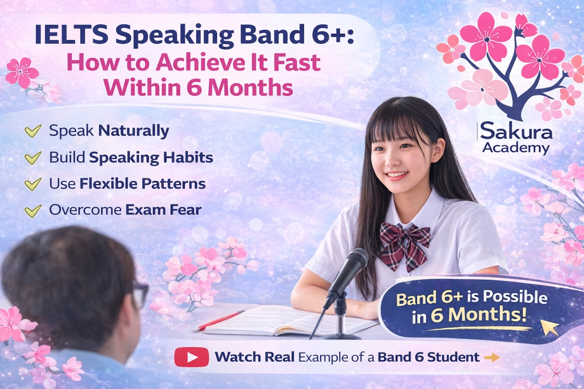 IELTS Speaking Band 6+: How to Achieve It Fast Within 6 Months